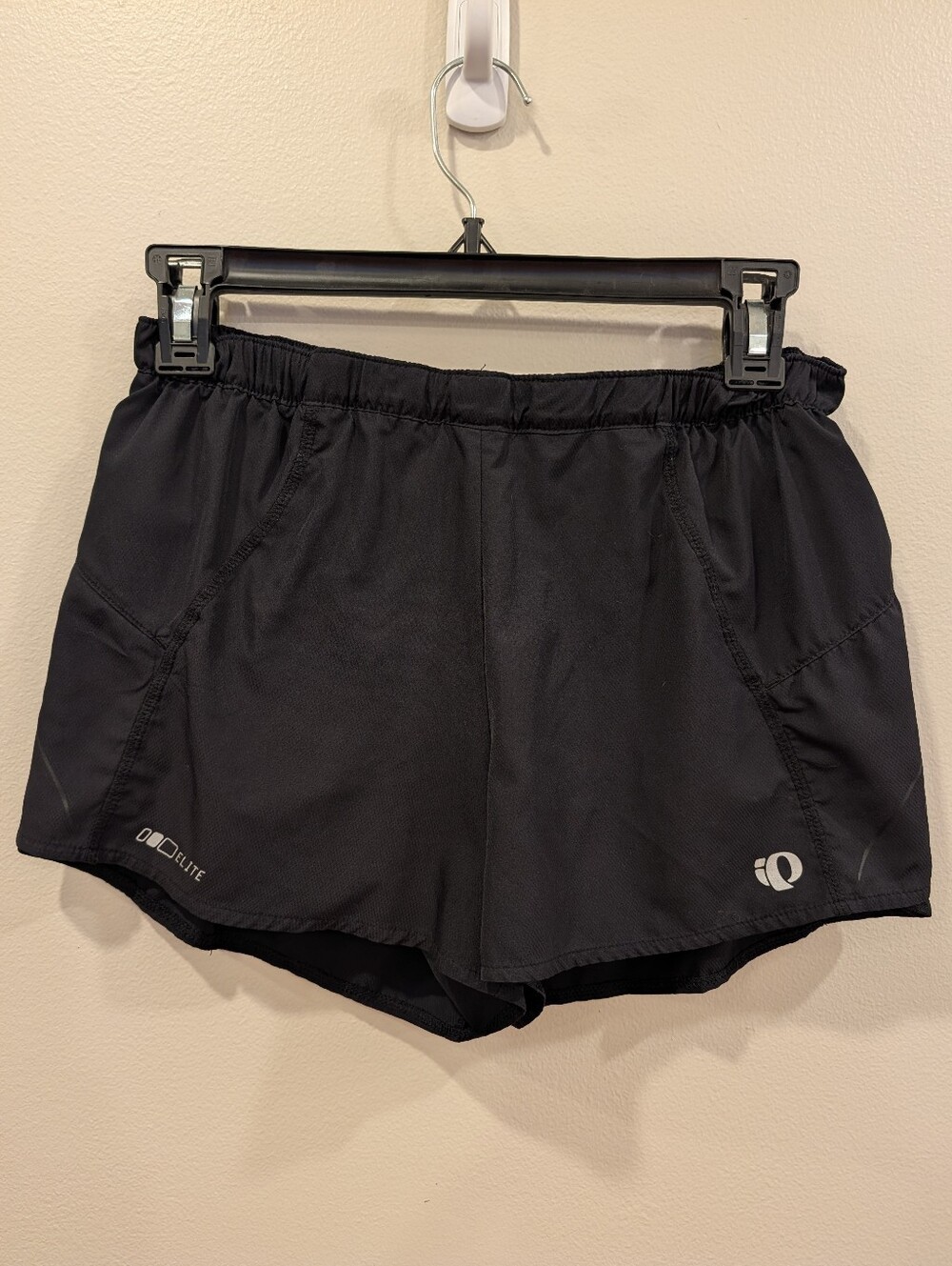 Pearl iZUMi ELITE Black Running Shorts Lined Reflective Women's Medium